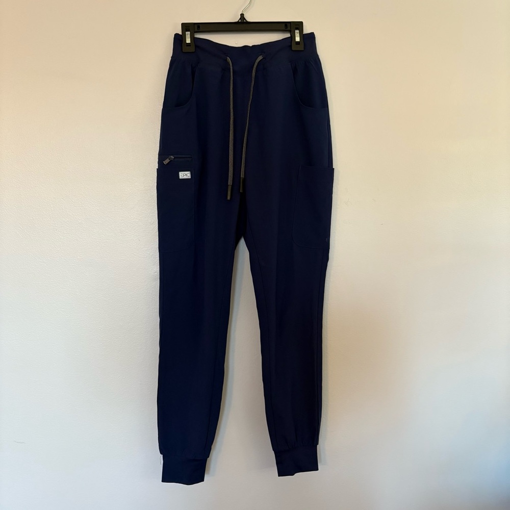 Women's Navy Scrub Pants